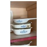 (3) Corningware Dishes