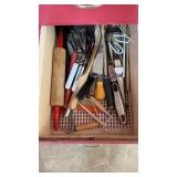 Drawer Full Of Kitchen Utensils