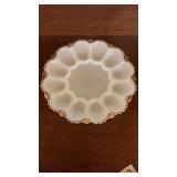 Mid Mod Anchor Hocking Egg Plate