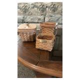 (3)  Longaberger Baskets