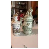 Large Ceramic Stein & Waller Distillery Decanter