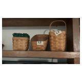 (3) Longaberger Baskets