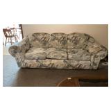 Contemporary Cream, Mauve, Green Tone Sofa