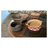 (4) Longaberger Baskets