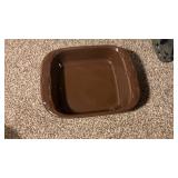 Longaberger Pottery Square Baking Dish