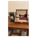 Vintage Polaroid Camera In Case