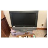 Older 34 in. Sylvania Flatscreen TV W/Remote