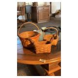 (3) Longaberger Baskets