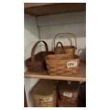 (3) Mini Longaberger Baskets