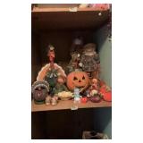 Shelf Full Of Fall & Halloween Decor