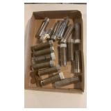Approx: 15 Containers Of 1940's Wheat Pennies