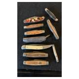(10) Vintage Rusty Or Broken Pocket Knives