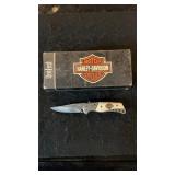 Novelty Type Harley Davidson Pocket Knife W/Box