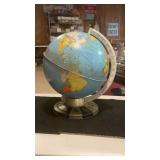 1960's Ohio Art Tin Litho Globe