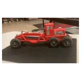1950's Auburn Rubber Red Road Grader/Scraper