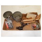 Tray of asst nails, bolts, nails, lag screws