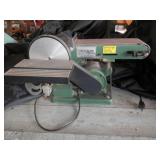 green table top 4" belt & 6" sander - elec