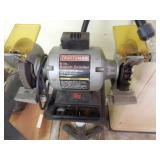 Craftsman 6 inch bench grinder on HD stand