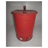 1-red vintage Petrolina lift top bin
