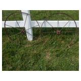 pr of 30" diameter steel wheels