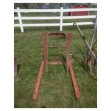 HD Steel 3 pt hitch carrier frame, approx. 29" W