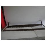 Pair of 2 Man lg cross-cut saws - 65" and 68" L