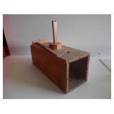 Homemade rabbit trap wood 22 1/2" L x 8" W