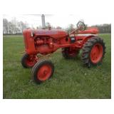Allis Chalmer "B" wide front tractor, crank start
