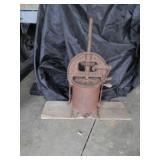 antique - Enterprise Mfg Co lard press on  board