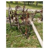 horse drawn antique  McCormick Deering cultivator