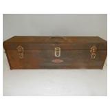 Vintage Craftsman metal rusty tool box