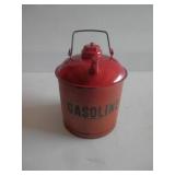 Vintage gas can 2 gal, 12" x 10" W