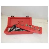 Sears Best Craftsman - red plastic tool case w/