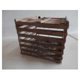 Antique egg crate with lid 12 x 12 x 10 1/2" H