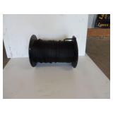partial spool/roll of black poly rope