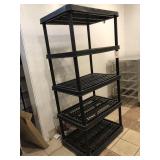 Plastic shelving