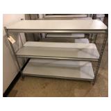 Metal shelving