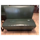 Upholstered booth seat