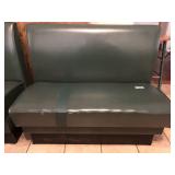 Upholstered booth seat
