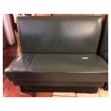Upholstered booth seat
