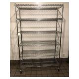 Metal shelving