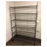 Metal shelving