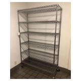 Metal shelving