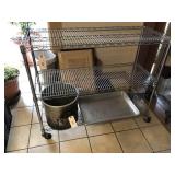 Metal shelving