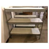 Metal shelving