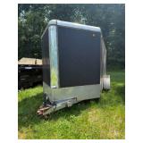 R  R Trailers 714VHD BlackSilver Enclosed Cargo...