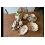 Mixed lot of Vernonware Barkwood dishes