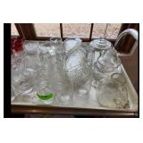 Mixed lot of Vintage Assorted Glassware
