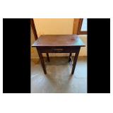 Vintage Wooden Table with Drawer