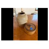 Mixed lot of Stoneware Crocks and Butter Crock
